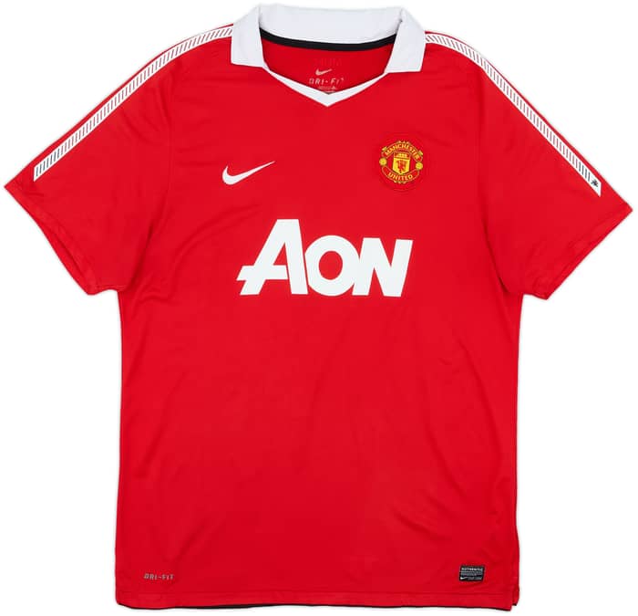 2010-11 Manchester United Home Shirt Chicharito #14 - 7/10 - (L)