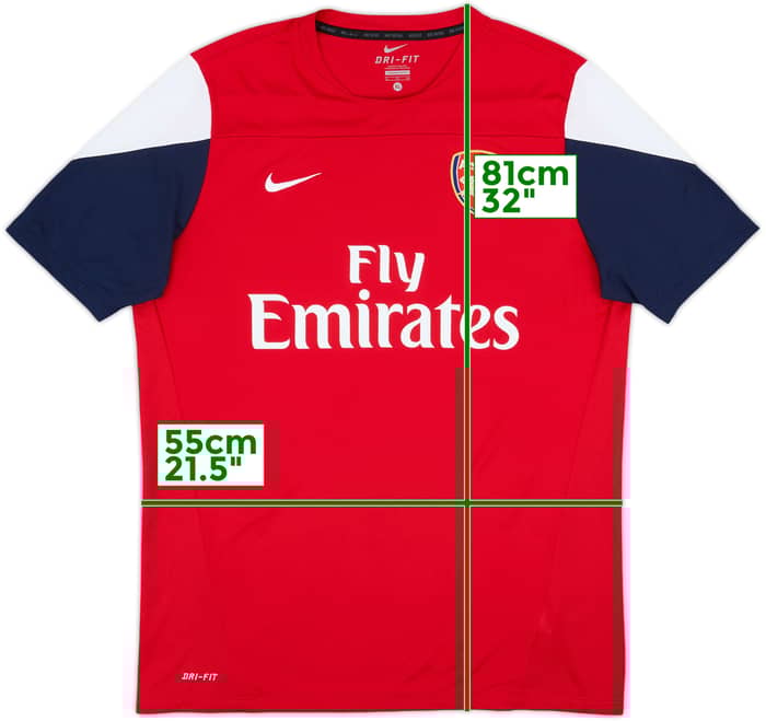 2013-14 Arsenal Nike Training Shirt - 10/10 - (XL)
