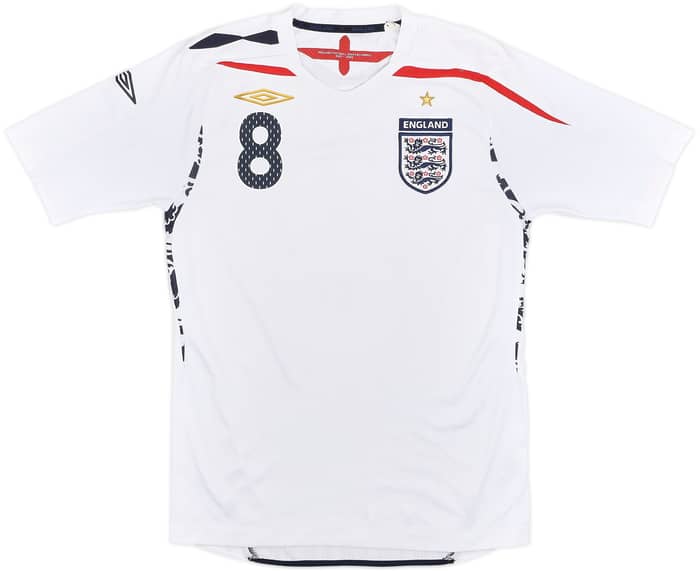 2007-09 England Home Shirt Lampard #8 - 8/10 - (S)