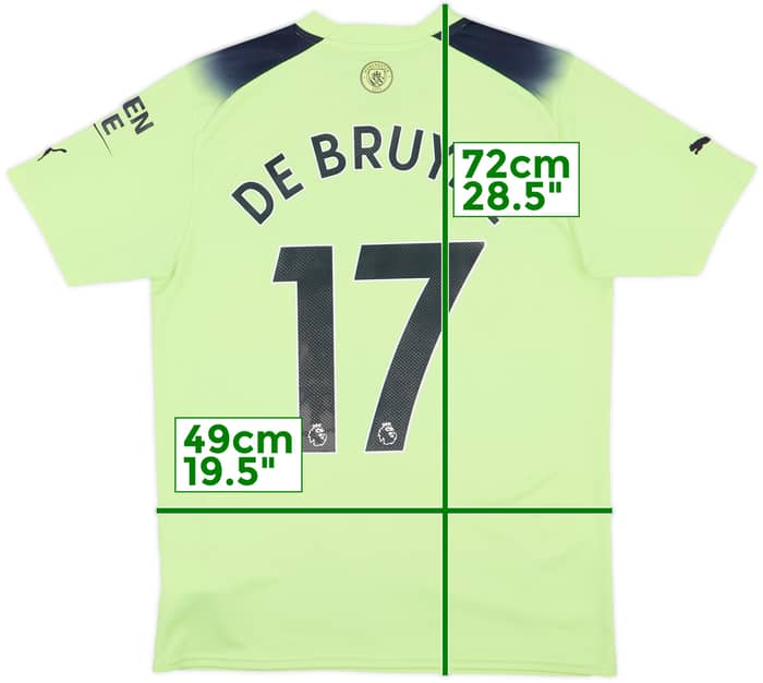 2022-23 Manchester City Third Shirt De Bruyne #17 - 10/10 - (M)