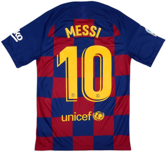 2019-20 Barcelona Home Shirt Messi #10 - 9/10 - (S)