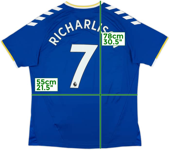 2021-22 Everton Home Shirt Richarlison #7 - 8/10 - (L)