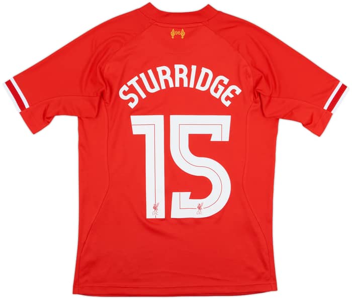 2013-14 Liverpool Home Shirt Sturridge #15 - 7/10 - (S)