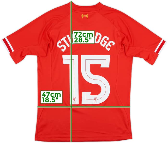 2013-14 Liverpool Home Shirt Sturridge #15 - 7/10 - (S)