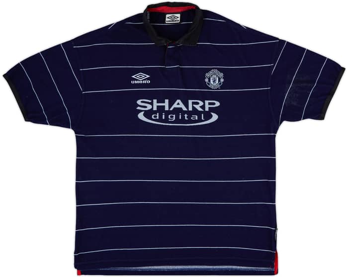1999-00 Manchester United Away Shirt Scholes #18 - 9/10 - (XL)