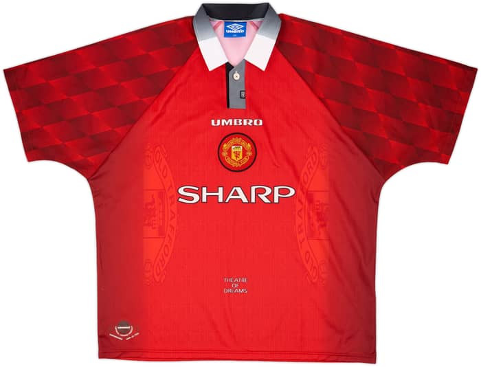 1996-98 Manchester United Home Shirt Beckham #10 - 10/10 - (XXL)