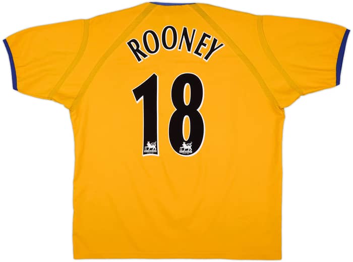 2003-04 Everton Away Shirt Rooney #18 - 6/10 - (XL)