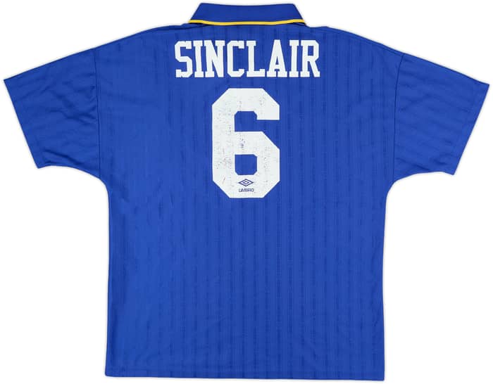 1995-97 Chelsea Home Shirt Sinclair #6 - 5/10 - (L)