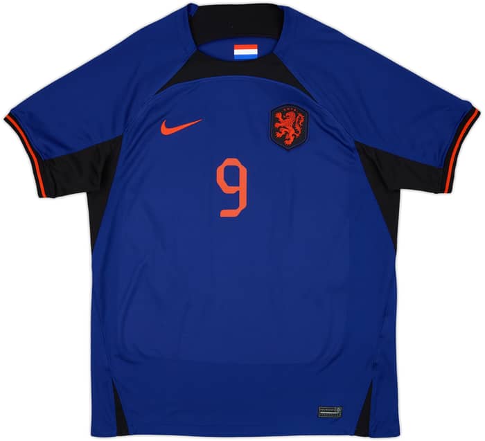 2022-23 Netherlands Away Shirt Gakpo #9 - 9/10 - (L)