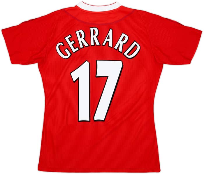 2002-04 Liverpool Home Shirt Gerrard #17 - 10/10 - (Women's M)