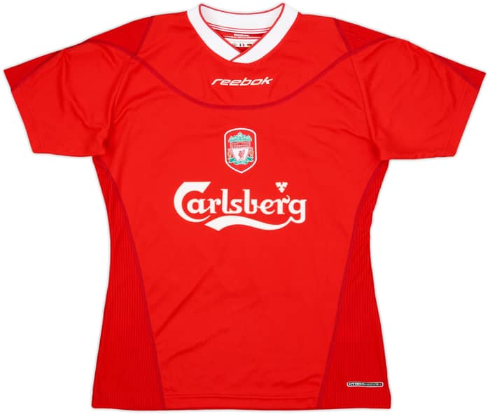 2002-04 Liverpool Home Shirt Gerrard #17 - 10/10 - (Women's M)