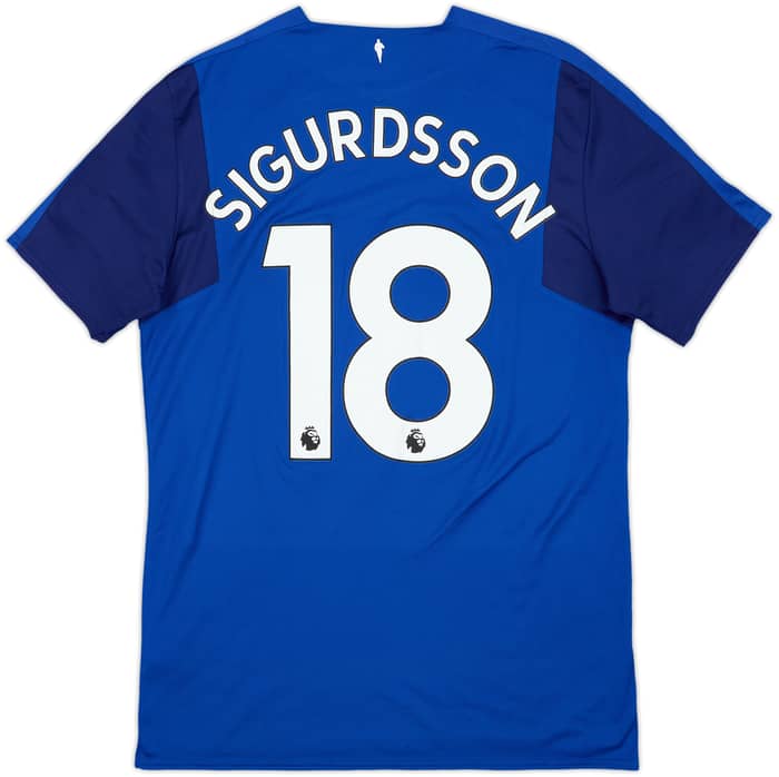 2017-18 Everton Home Shirt Sigurdsson #18 - 8/10 - (M)