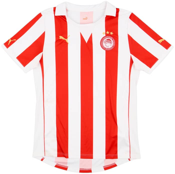 2011-12 Olympiakos Home Shirt - 7/10 - (L)