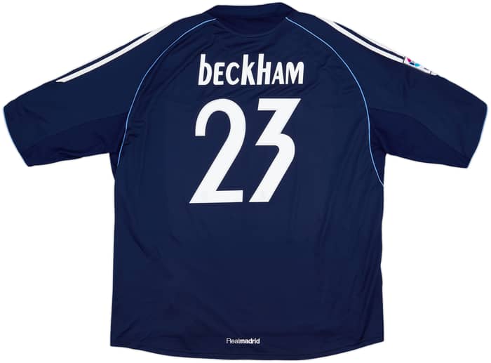 2005-06 Real Madrid Away Shirt Beckham #23 - 10/10 - (XXL)