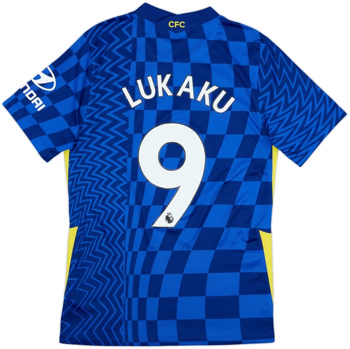 2021-22 Chelsea Home Shirt Lukaku #9 - 9/10 - (S)