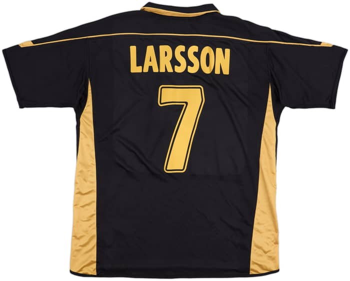 2003-04 Celtic Away Shirt Larsson #7 - 8/10 - (XL)
