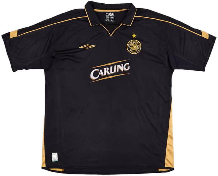 2003-04 Celtic Away Shirt Larsson #7 - 8/10 - (XL)