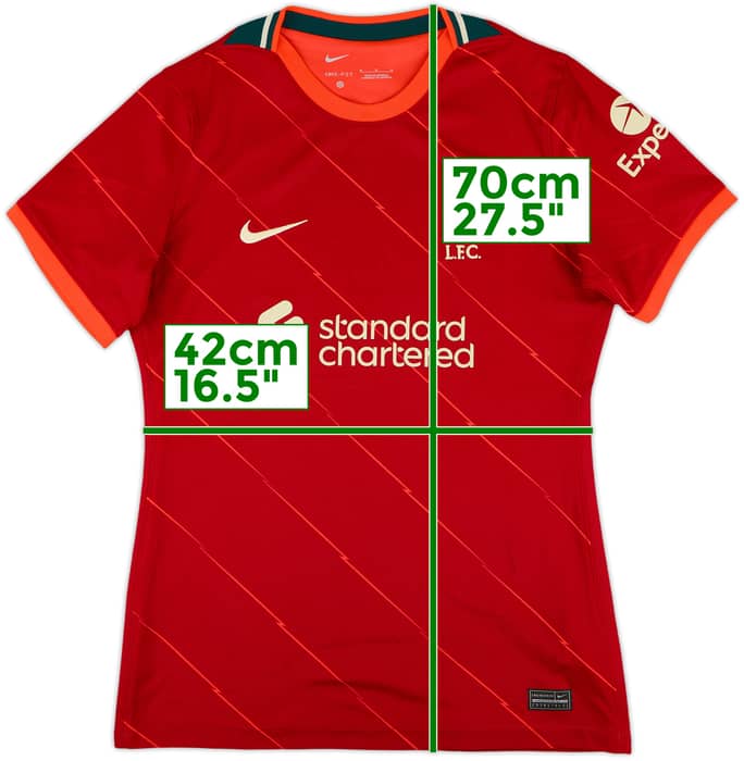2021-22 Liverpool Home Shirt - 8/10 - (Women's M)