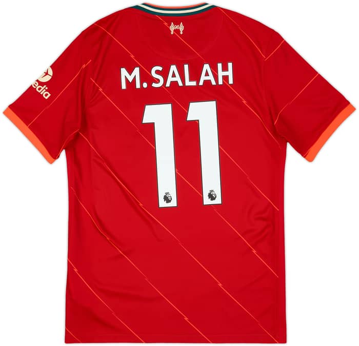 2021-22 Liverpool Home Shirt M.Salah #11 - 6/10 - (M)