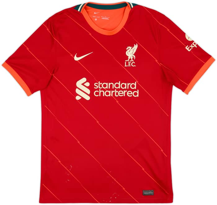 2021-22 Liverpool Home Shirt M.Salah #11 - 6/10 - (M)
