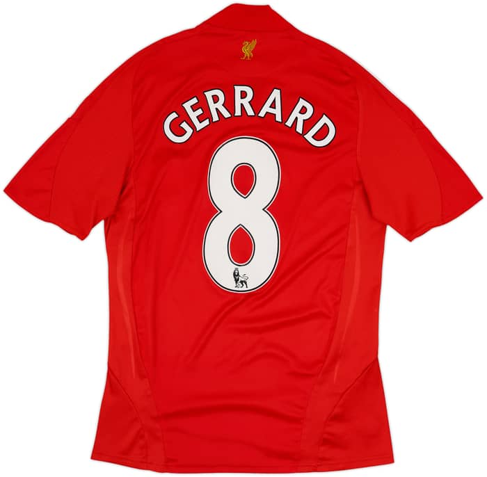 2008-10 Liverpool Home Shirt Gerrard #8 - 7/10 - (S)