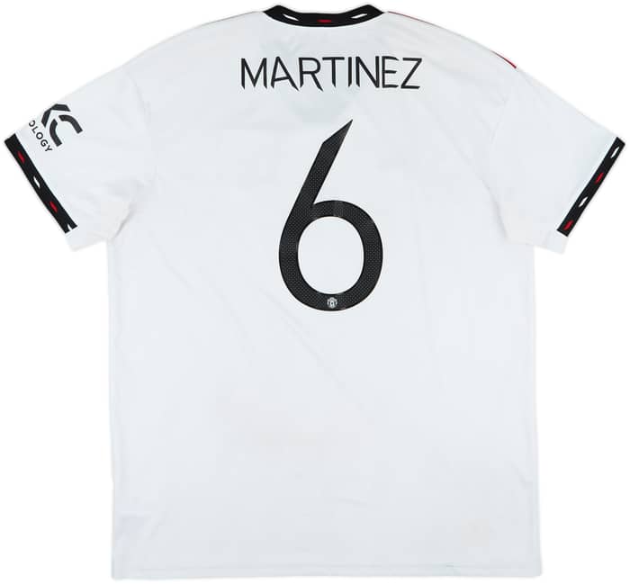 2022-23 Manchester United Away Shirt Martinez #6 - 7/10 - (XL)