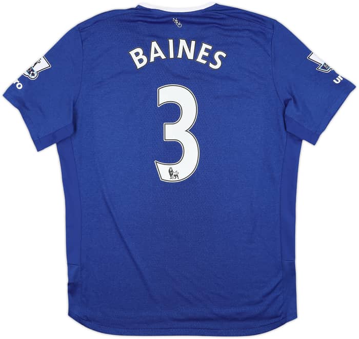 2015-16 Everton Home Shirt Baines #3 - 10/10 - (XL)