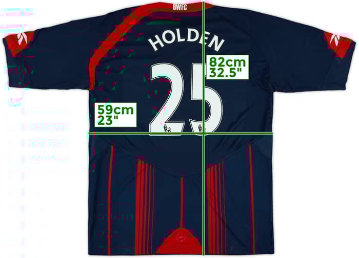2009-10 Bolton Away Shirt Holden #25 - 6/10 - (XXL)