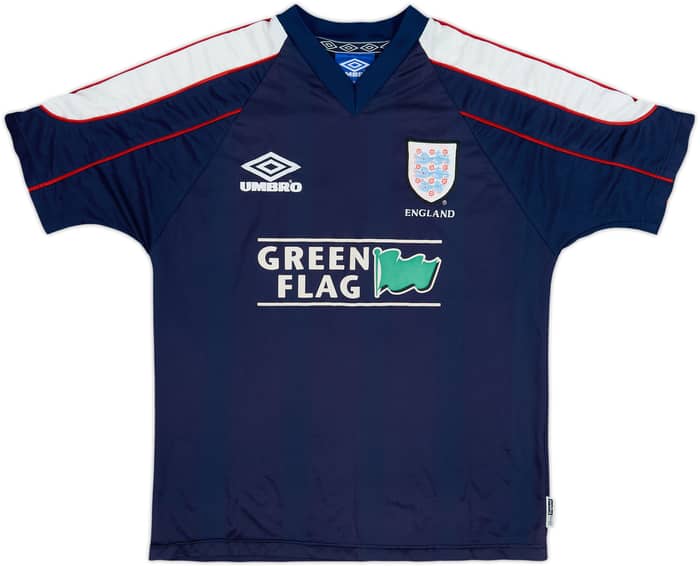 1998-00 England Umbro Training Shirt - 7/10 - (M)
