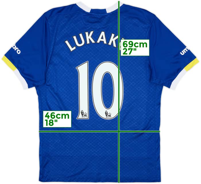 2016-17 Everton Home Shirt Lukaku #10 - 9/10 - (M)