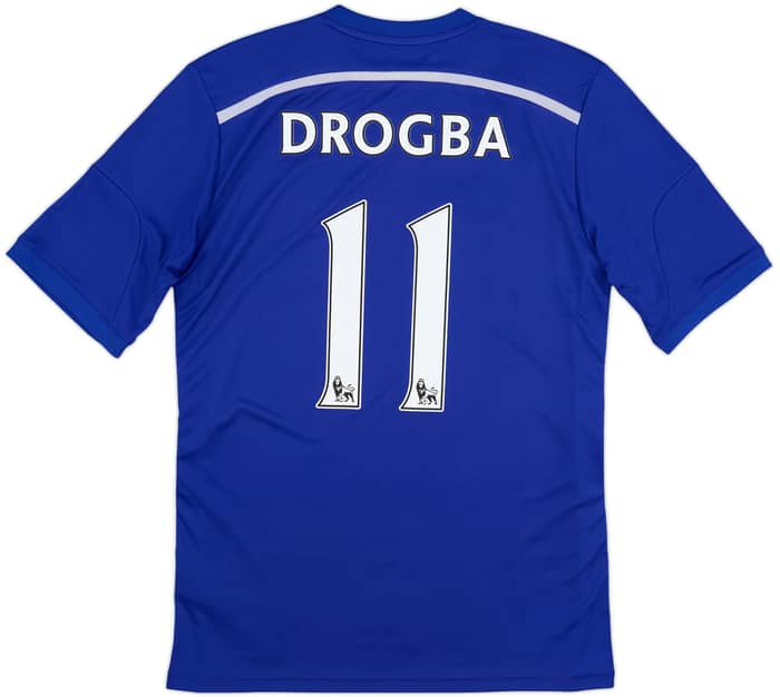 2014-15 Chelsea Home Shirt Drogba #11 - 6/10 - (M)