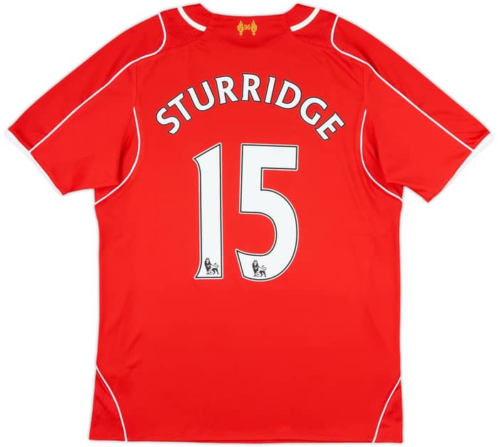2014-15 Liverpool Home Shirt Sturridge #15 - 9/10 - (M)