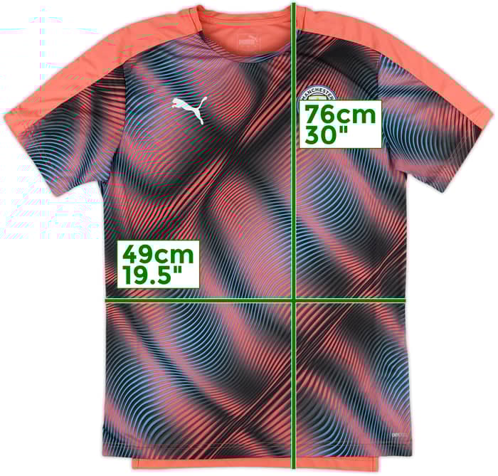 2018-19 Manchester City Puma Training Shirt - 8/10 - (L)