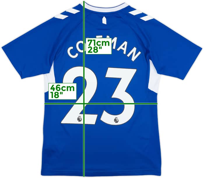 2022-23 Everton Home Shirt Coleman #23 - 10/10 - (S)