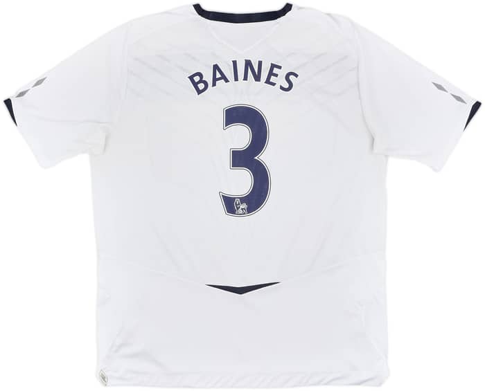 2008-09 Everton Away Shirt Baines #3 - 8/10 - (XXL)