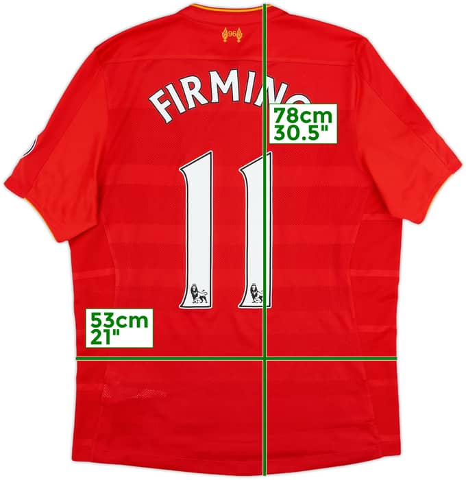 2016-17 Liverpool Home Shirt Firmino #11 - 7/10 - (L)