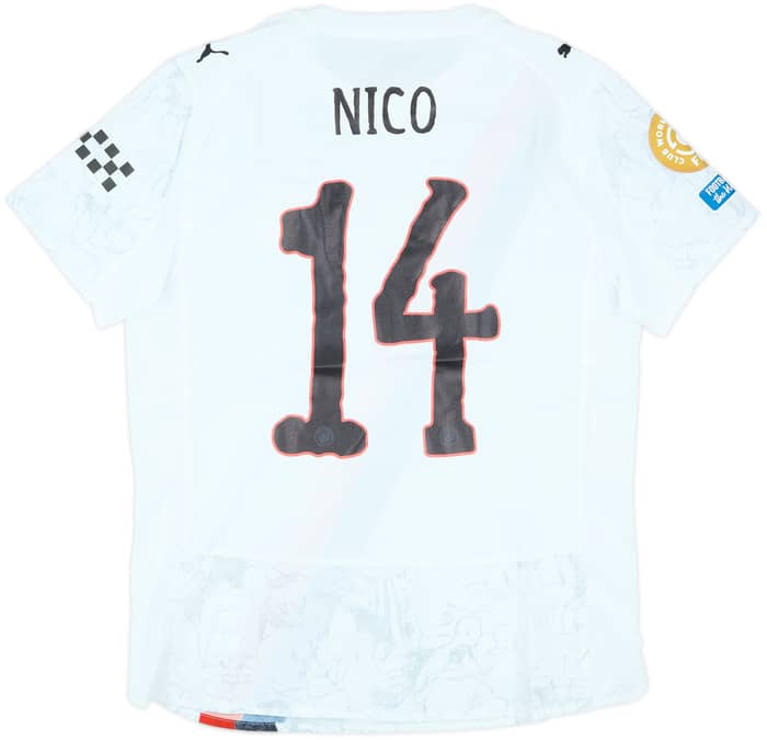2025 Manchester City Match Issue KidSuper CWC Home Shirt Nico #14