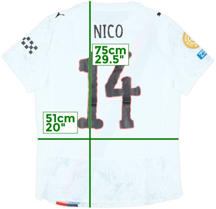 2025 Manchester City Match Issue KidSuper CWC Home Shirt Nico #14