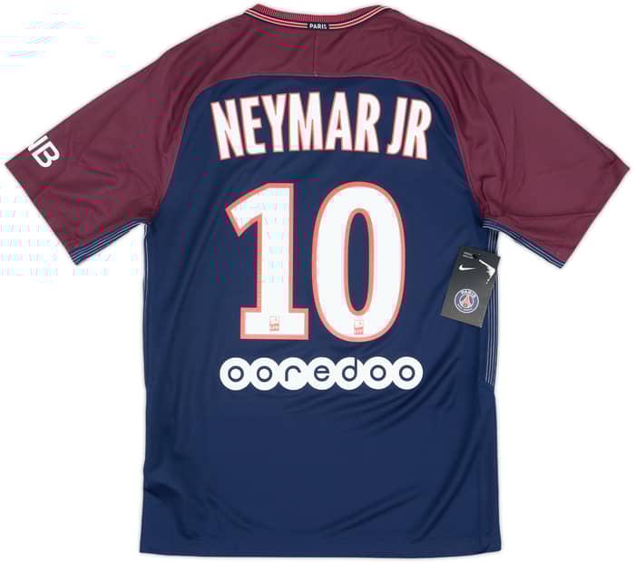 2017-18 Paris Saint-Germain Home Shirt Neymar Jr #10 (S)