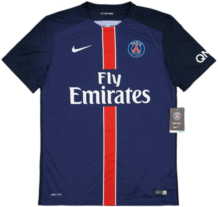 2015-16 Paris Saint-Germain Home Shirt Cavani #9 (M)