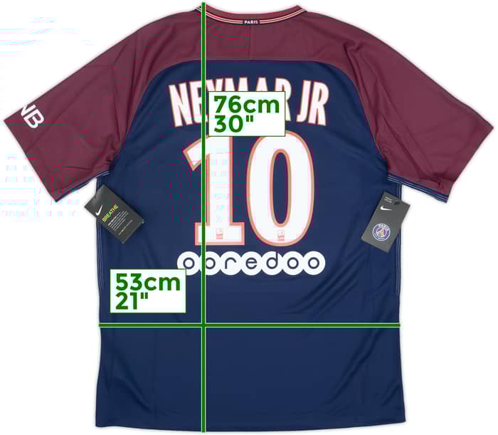 2017-18 Paris Saint-Germain Home Shirt Neymar Jr #10 (L)