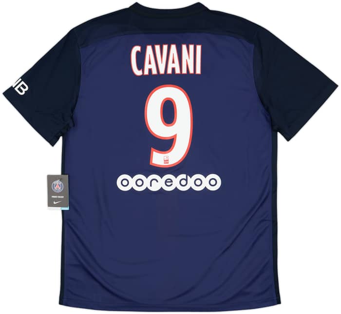 2015-16 Paris Saint-Germain Home Shirt Cavani #9 (L)