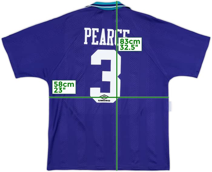 1993-95 Nottingham Forest Away Shirt Pearce #3 - 8/10 - (XL)