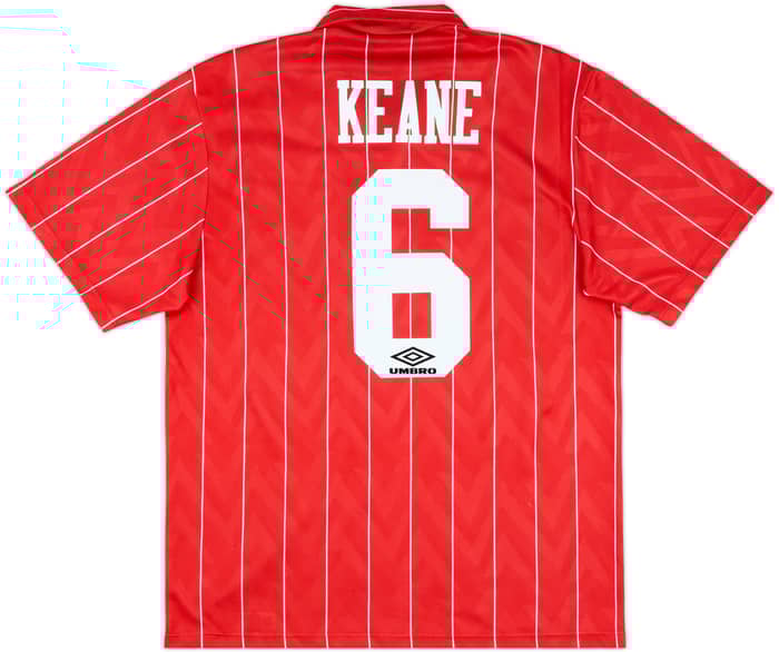 1992-94 Nottingham Forest Home Shirt Keane #6 - 8/10 - (L)