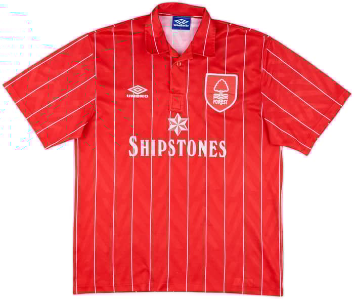 1992-94 Nottingham Forest Home Shirt Keane #6 - 8/10 - (L)