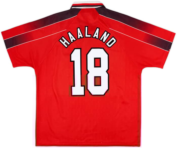 1996-97 Nottingham Forest Home Shirt Haaland #18 - 9/10 - (XL)