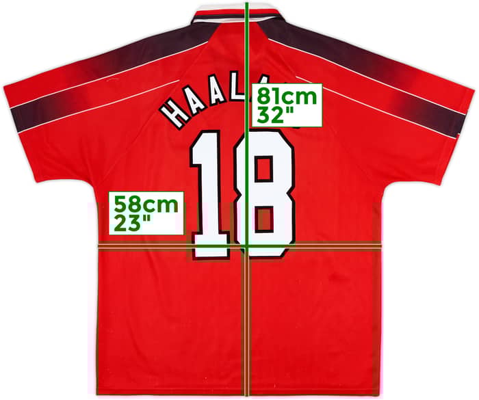 1996-97 Nottingham Forest Home Shirt Haaland #18 - 9/10 - (XL)
