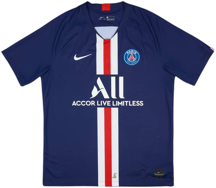 2019-20 Paris Saint-Germain Home Shirt Mbappe #7 - 6/10 - (L)