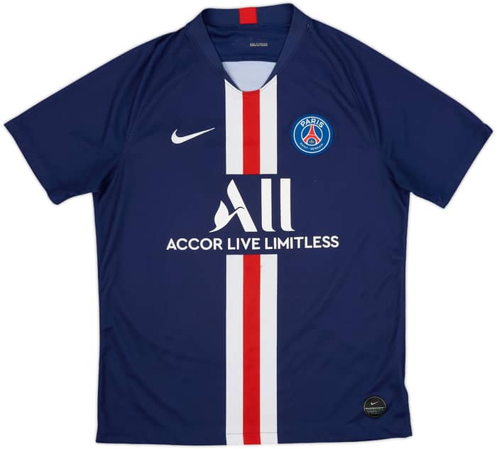 2019-20 Paris Saint-Germain Home Shirt Mbappe #7 - 7/10 - (L)