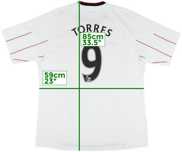 2010-11 Liverpool Away Shirt Torres #9 - 5/10 - (XL)